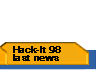 Last Minute Info e WebZine di Hack-It 98
