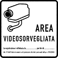 area videosorvegliata