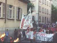 corteo a Chiasso