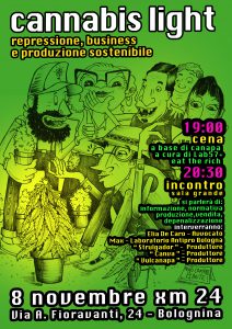 Incontro informativo sulla Canapa Legale + Cena @ Xm24 | Bologna | Emilia-Romagna | Italia