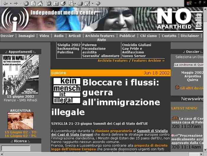   Schermata di Italy.indymedia.org vista con font ingranditi  