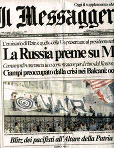 blitz dei "pacifisti" (il messaggero)