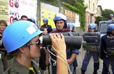 manifestanti pacifici